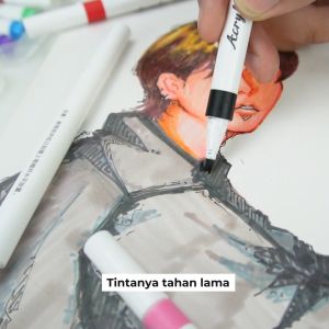 Deli Genius Spidol Akrilik / Acrylic Marker 12/24/36/48 Warna HM108