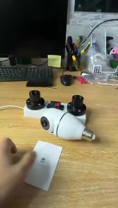 Camera IP WiFi 4G E27 Bulb 2MP Giám Sát Trẻ Em Không Dây Với Tính Năng Theo Dõi AI Camera Giám Sát Video An Ninh Camera Thú Cưng