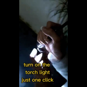 Payung Lipat Otomatis Dengan Senter LED Rangka Fiberglass 8 Tulang Lipat 3 Tahan Angin Premium Black