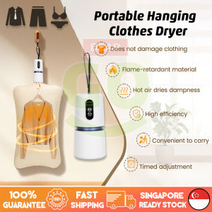 🇸🇬[Ready Stock] Portable Clothes Dryer Mini Travel Drying Dryer Rack Quick-Dry Underwear Socks Shoe Laundry Dryer