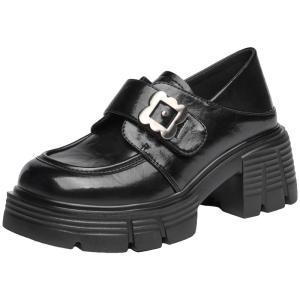 Josiny | Thick Sole Increased Height Oxford Shoes
