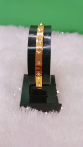 Gelang Zirconium 5A - Titanium Steel 18K Vacuum Plated (HR12008)