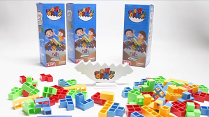[SG STOCK] Tetra Tower Stacking Balance Game - 3D Building Blocks for Kids & Adults