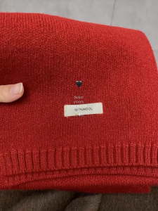 Winter Warm Woolen Knitted Scarf Womens Long Style Pure Color Cashmere Scarf Korean Version Fashionable Accessories