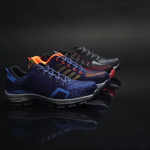 Brand GenGeGo (COD 3 Days Delivery)Safety Shoes Work Ankle Boots Safety Boots Loafers Suede Anti-smash Puncture Detection Shoes Kevlar Anti-smashing Safety Shoes Steel Toe