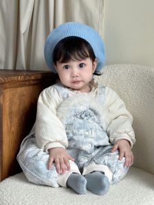 Autumn Winter Baby Girl Clothes Cotton Romper Chinese Style Kimono One Year Old Birthday Ceremony Clothes Winter New Year Visit