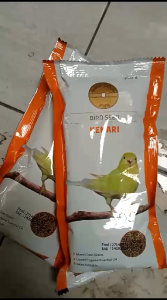 IKSYA BIRD SHOP Goldcoin Kenari 250 Gram Pakan Burung Kenari Mozambik Finch Biji Milet Millet