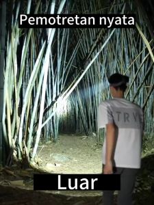 Lampu sorot kepala Menyinari 100.000 meter 100 jam masa pakai Senter Kepala Senter Super Terang Kepala Terang Jarak Jauh Senter Kepala Super Terang Led USB Rechargeable Waterproof Camping Berburu Hiking SENTER KEPALA LED