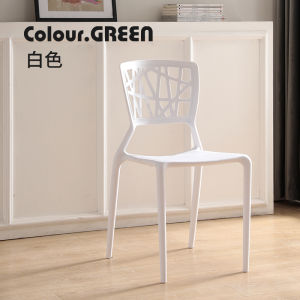 Plastic Chair Thickened Home Dining Chair Stackable Nordic Dining Chair Internet Popular Backrest Stool Outdoor Recliner