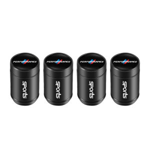 4 ชิ้นรถดุมล้อวาล์ว 3D โลหะกันฝุ่นยางวาล์ว Cap สําหรับ BMW Performance F25 F26 F15 F16 E90 E91 E92 E60 E84 G22 G32 F13