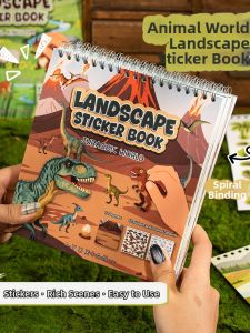 DIY Scene Coloring Activity Book 12 Pieces
