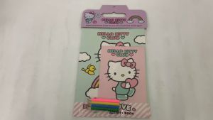 Hello Kitty Activity Pack with Colouring Book Activity Pad & Colour Pencils For Kids