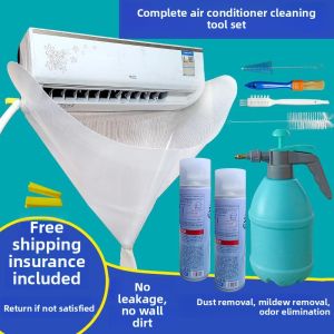 Bộ Dụng Cụ Làm Sạch Máy Lạnh có Bộ Lọc Nước Cọ và Kem Tẩy