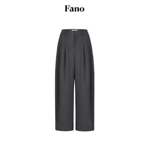 Pleated Drape High-Waist Loose Casual Slimming Trousers