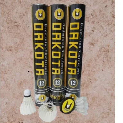 SHUTTLECOCKS BULUTANGKIS DAKOTA KUNING ORIGINAL 1 SLOP 12 PCS KOK BADMINTON MURAH