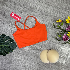 Áo bra nữ tập gym yoga aerobic thể thao kèm mút chất liệu thun poly thoáng mát thấm hút mồ hôi BINSPORTS A294