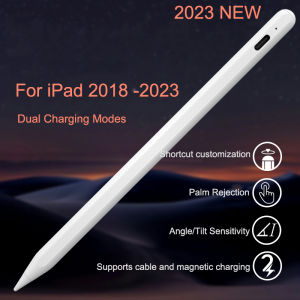 Zuzg sạc kép chế độ Bút chỉ điểm cho ipad với độ nhạy nghiêng từ chối lòng bàn tay cảm ứng chủ động màn hình tương thích với bút cảm ứng của Apple với 2018-2023 Apple iPad