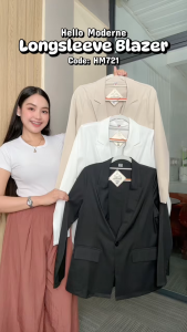 Lings Co Women’s Tailored Basic Blazer Long Sleeve with Button S-3XL | Chic Office & Casual Outfit *HM721