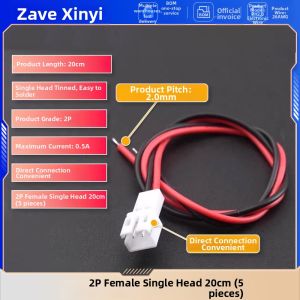 ZAVE | PH2.0 Terminal Wire Single-Head Tin-Plated Male-Female Connection