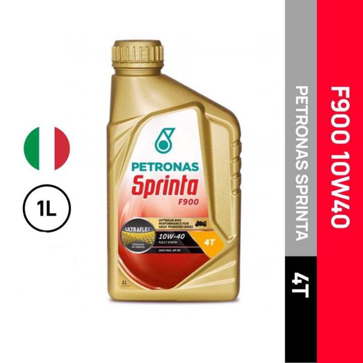 ORIGINAL ITALY PETRONAS SPRINTA 4T F900 10W-40 Minyak ENJIN