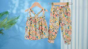 COD&Local Ship - Terno for Kids Girl Summer Clothing Kids Outfit for Girls