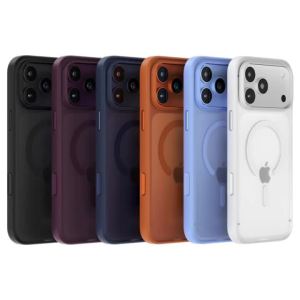 szhaiyu | For iPhone 18 Pro Max 17 Pro Luxury Matte Translucent Shockproof Magnetic Case For Magsafe Shockproof Wireless Charge Cover