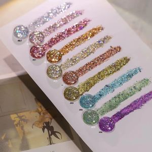 MIANEL 12ML 5D Gel Đánh Bóng Móng Tay Lấp Lánh Kim Cương Nghiền Siêu Sáng Màu Nâu Vàng Xanh Bộ 1-12 Chiếc