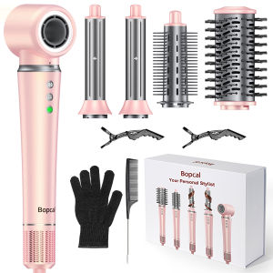 Máy Làm Tóc Đa Năng 5 Trong 1 Chuyên Nghiệp Máy Tạo Kiểu Tóc Xoăn Làm Thẳng Tạo Độ Phồng Với Công Suất Cao 160000 Vòng/phút Không Gây Hư Tổn Nhiệt Đầu Phun Gốm