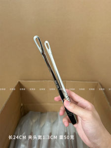 Thickened Korean Style Stainless Steel 316L BBQ Clamp Kitchen Food Clamp for Steak Cooking And Serving Anti-Scalding
