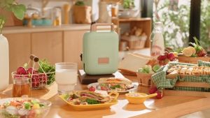 Máy Nướng Bánh Đa Năng Bear Nướng Bánh Sandwich Crepe Waffle Rán Trứng Xúc Xích DBC-C06M1