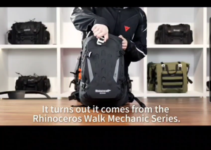 Tas Punggung Mechanic Rhinowalk MJX 2005 waterproof Back pack Helmet Backpack for Motorcycle Cycling