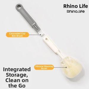 Rhino.life | Soft Food-Grade Silicone Cup Brush