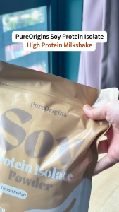 PureOrigins Soy Protein Isolate 500g | Pure & Unflavored | Non-GMO | High Protein | No Cholesterol & Trans Fat