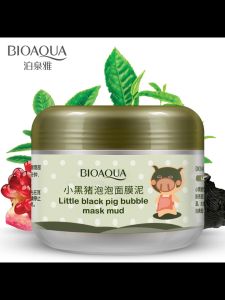 Mặt Nạ Bùn Sủi Bọt Than Tre Hoạt Tính BIOAQUA Hủ 100gram – Làm Sạch Sâu Lỗ Chân Lông Kiểm Soát Dầu Nhờn Dưỡng Ẩm Da