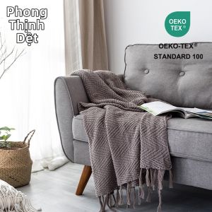 Chăn Điều Hòa Knitted Bằng Cotton