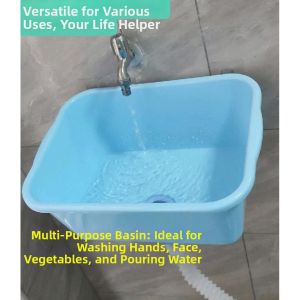 ZUOLEJIA | Wall-mounted Portable Sink with Drain