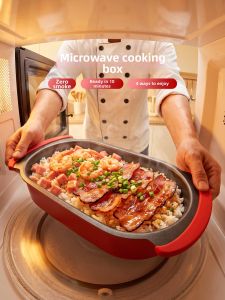 MAGIC KITCHEN | Hộp Cơm Trưa Đa Năng Không Dính Cho Lò Vi sóng