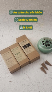 Nụ Trầm Hương Yên Loại Thân Tâm Tuệ Sạch Tự Nhiên Ít Khói An Toàn Dùng Thiền Thờ Cúng Thư Giãn