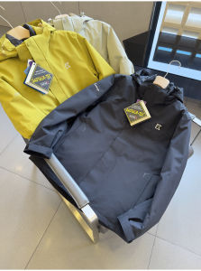 European Line High Goods. Gao Taier Outdoor Three-Proof Classy Full Heat Seal Mens 3D Vertical Cutting Three-in-One Shell Jacket down Jacket