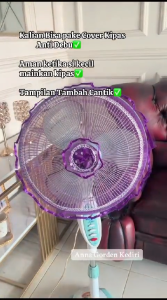 PROMO 5.5 SALE !! Sarung Kipas Angin Tutup Kipas Pelindung Debu Cover Kipas Angin 16 Inchi Termurah