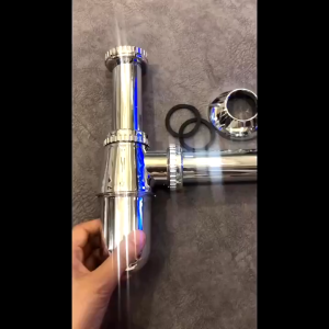 น้ำทิ้งพลาสติคชูบโครเมียม การใช้งานได้ยาวนาน มีความแข็งแรง เหนียว ทนต่อการสึกกร่อน