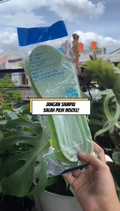 insole Olahraga Anti Nyeri Deodoran Bantalan sol sepatu anti keringat bernafas