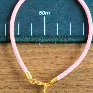 【PETALS_STYLED】2MM Steel Wire Stainless Steel Lobster Lock Charm Rope Bracelet