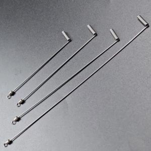 8 Cái Khóa Xoay Câu Cá Bằng Thép Không Gỉ Loại L Khóa Bấm Móc Chia Dây Thép Màu Bạc 10cm/12cm/15cm/20cm Ống Dây Câu