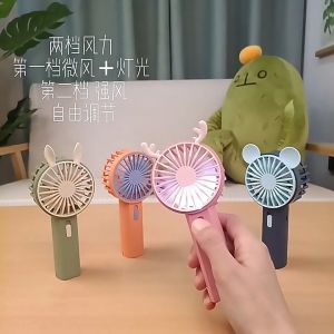 พัดลม USB บ้าน สามารถชาร์จไฟ ขนาดกระทัดรัด สีพาสเทล แบบ Mini Portable fan ดีไซน์ SQ2241