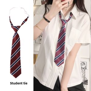 Wine Red Non-Tie Bow Tie Accessory for Girls