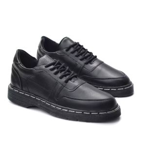 MUZAN Sepatu Docmart Low Boots Pantofel Pria Formal Kerja Casual Keren Kulit PU