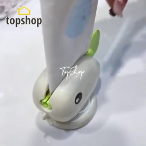 Manual Whale Toothpaste Squeezer Suction Cup Wall Facial Cleanser Suction Cup