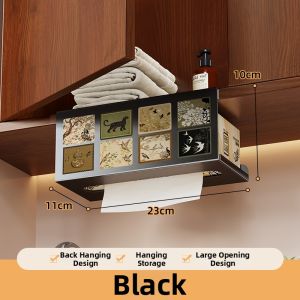 Under Cabinet Hanging Tissue Shelf