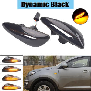 For Hyundai Sonata YF 2011-2014 I45 2010-2014 Dynamic Side Marker Turn Signal Light For Kia Sportage 2011-2017